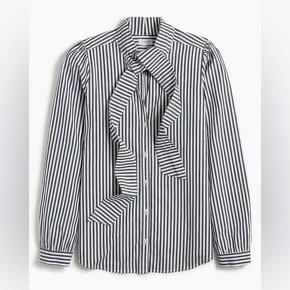 J. Crew Tops - J. Crew Bow Tie Neck-Top NWT